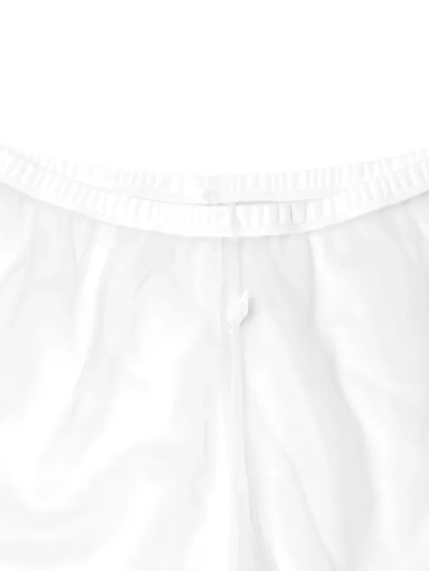 Sous-vêtements Sexy en maille transparente pour hommes, 1 pièce, doux, Transparent, pour la maison, coupe ample, pantalon de boxe, short de sommeil, vêtements de nuit, pyjama — image 12