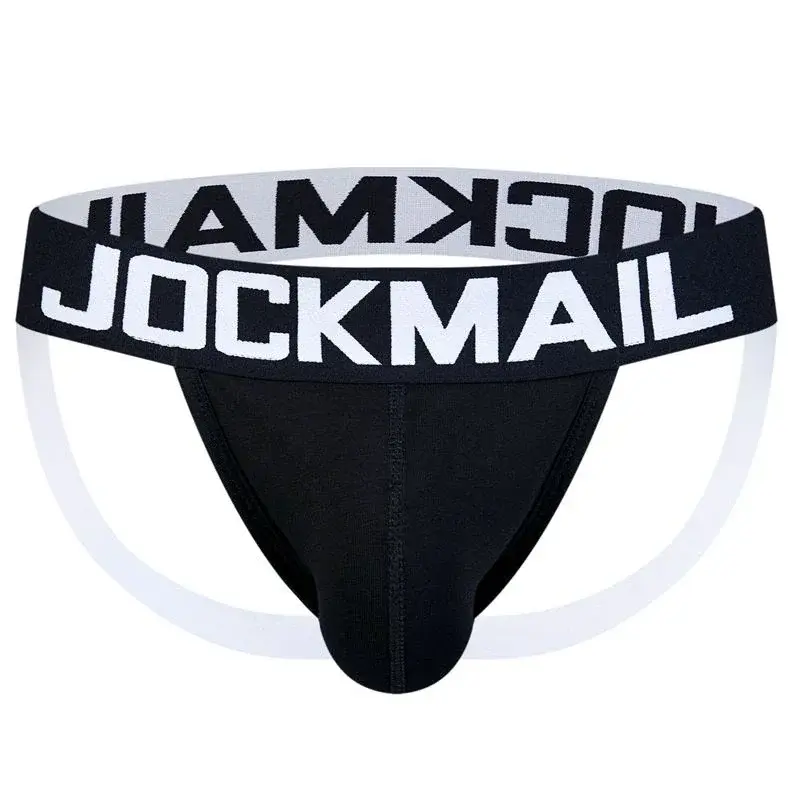6PCS/Lot Fashion Breathable Cotton Mens Jockstrap Underpants G String Thongs Men Underwear Lingeries for Gay Calzoncillo Hombre — image 9