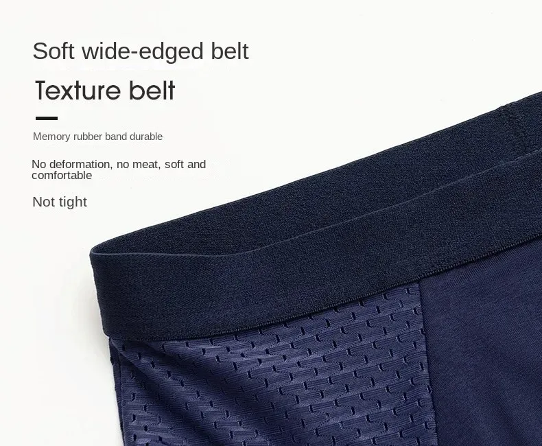 1/4 PCS Men Underwear Male Thin Breathable Triangle Panties for Men's Ice Silk Briefs Mesh Sexy Square Corner Pants for Shorts — image 18