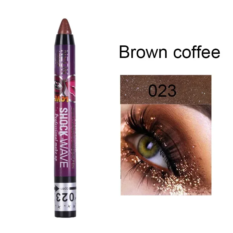 2 In 1 Eyeshadow Lipstick Stick Pencil Waterproof Glitter Matte Eye Shadow Makeup Pigment Eyeshadow Pen — image 9