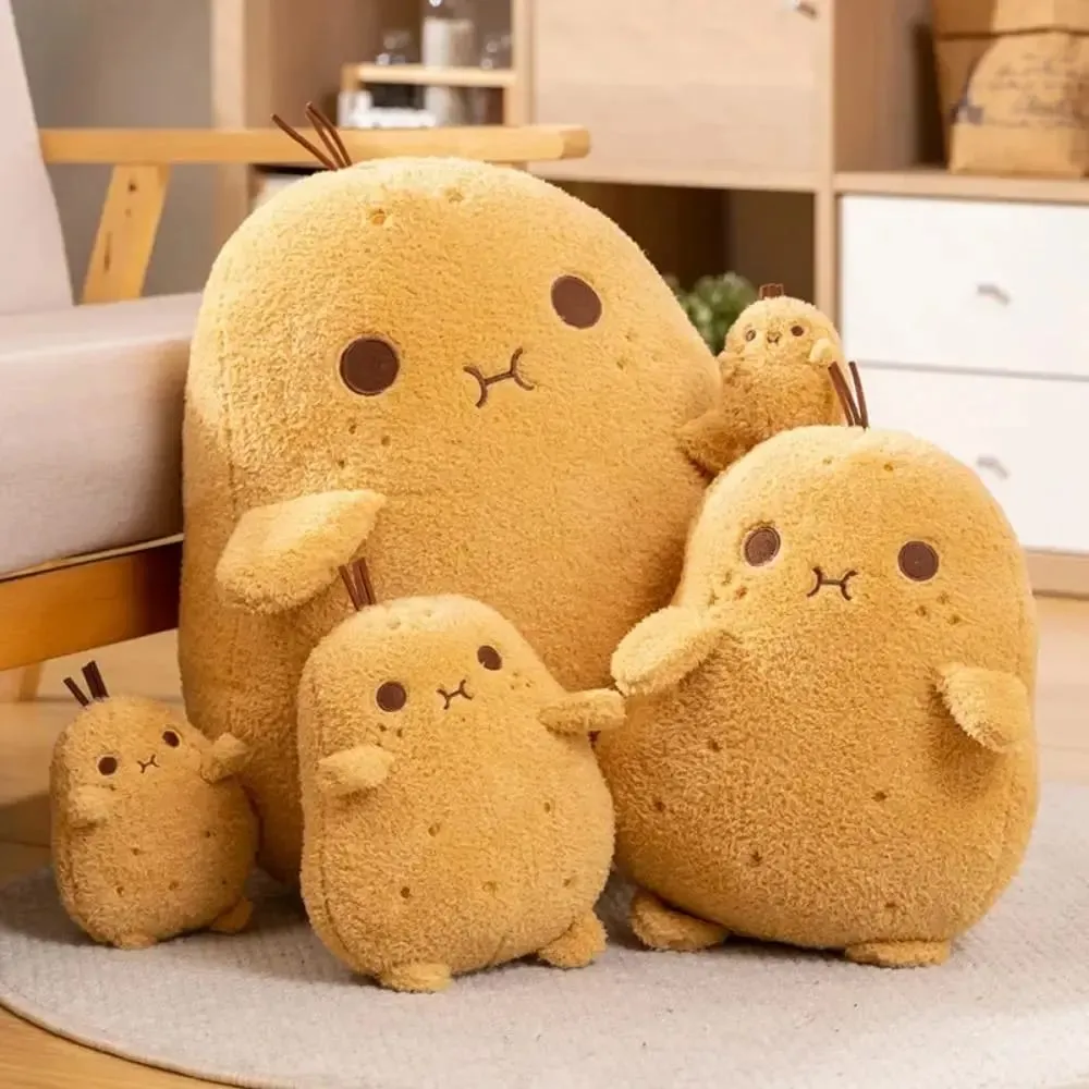 PP Cotton Small Potato Plush Doll Fluffy Plush Stuffed Funny Food Plush Doll Soft Ins Plant Spud Throw Pillow Kid Girl Boy — image 5