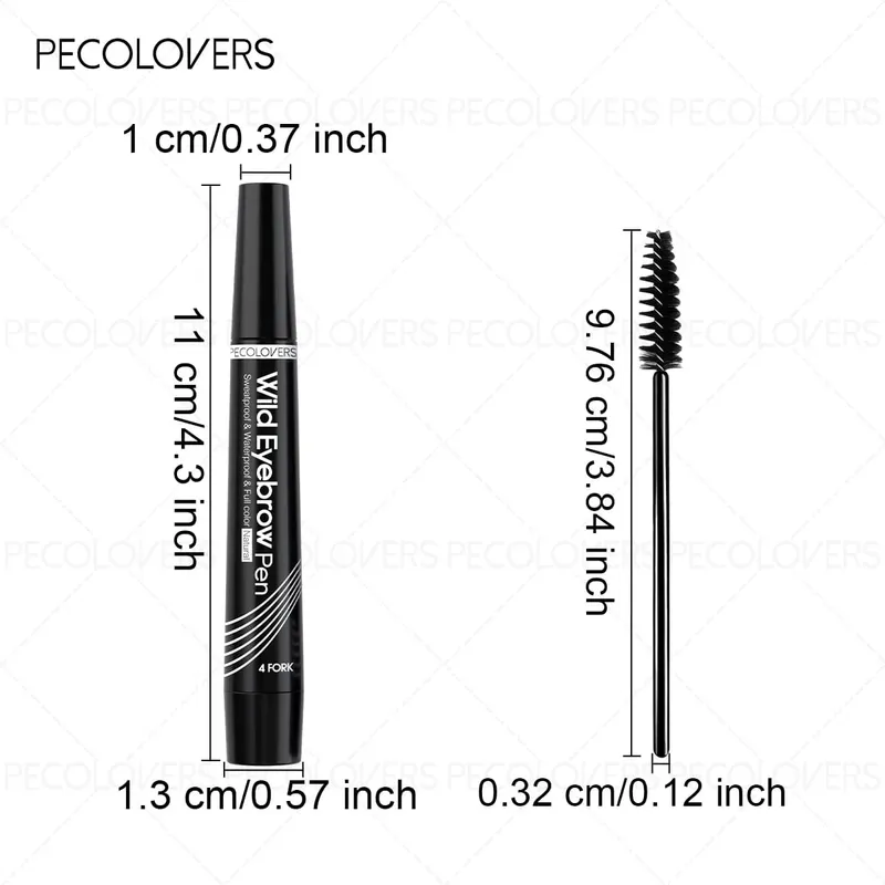 4PCS/Set Eyebrow Makeup Set - Waterproof and Smudge-proof Suitable for Eyebrow Tattooing Creating Well-defined Wild Eyebrows