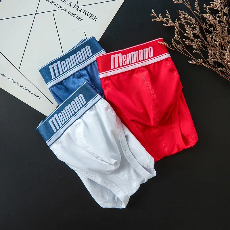 Cuecas masculinas de cintura baixa, cuecas sexy masculinas, maré apertada, verão, algodão, esportes, respirável — image 6