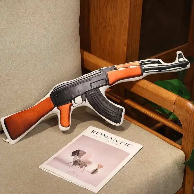 Super Cool Realistic Stuffed Printed Firearm Plush Toys Soft Funny Lifeiliek Rifle Sniper Rifle Toys Game Props For Boys — image 17