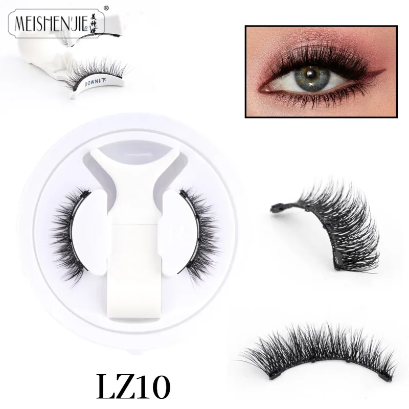 Magnetic Eyelashes 1Pcs No Glue Needed Reusable Natural Look 3D Lashes Easy Apply Soft Magnetic Lashes Kit for Eye Makeup — image 9