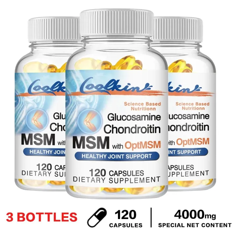Glucosamine Chondroitin MSM and OptiMSM - Promotes Skin Nail and Joint Health — image 10