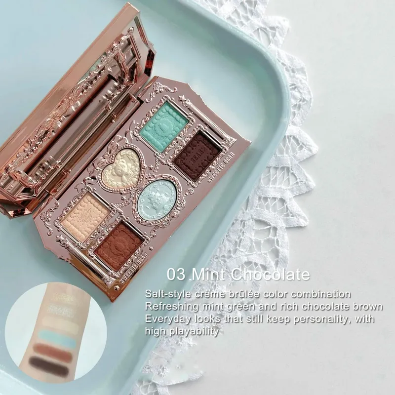 Flower Knows Multicolor Makeup Set Eyeshadow Blush Lip Gloss Summer Limited Edition Mint Green Collection Long Lasting Makeup