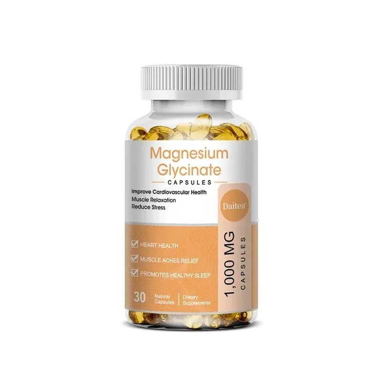Magnesium Glycinate Capsules - Helps with Stress Muscle Sleep Joints Bones Immune and Cardiovascular Health — image 8