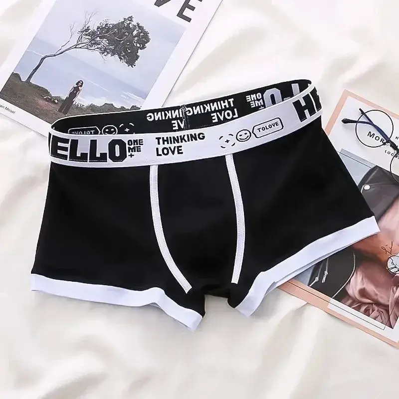 1/4 pièces sous-vêtements pour hommes Boxer en coton sous-vêtements pour hommes Boxer pantalon respirant U convexe sous-vêtements pour hommes Sexy grande taille — image 11