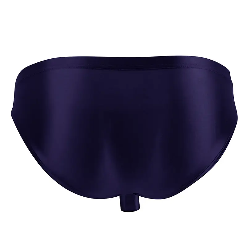 Men's glossy underwear open Pouch Panties Men Smooth Underwear Lingerie Hip Lifting High Elastic Bikini Briefs gay underwear — image 10