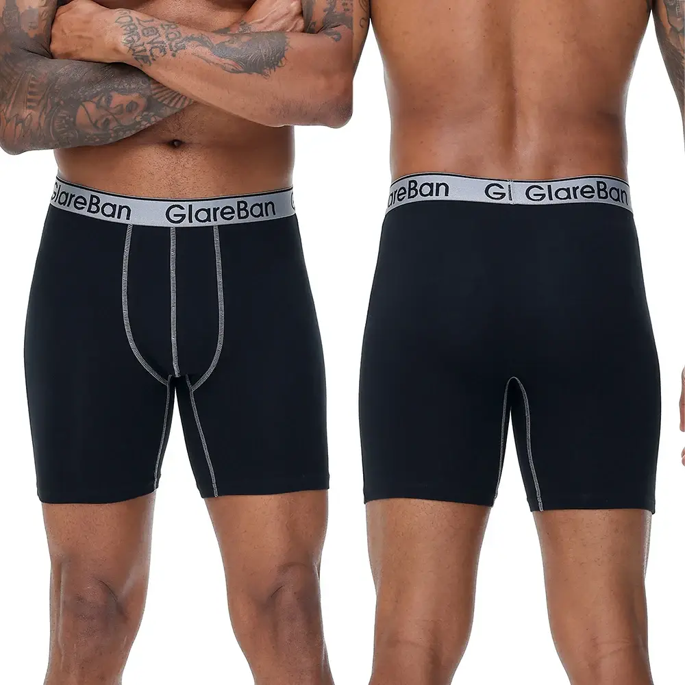 5pc Set Mid-Lange Zufällig Baumwolle Boxer Shorts Männer Unterwäsche Männliche Unterhose für Männer Boxershorts Slips Weiche Höschen marke Briefs — image 4