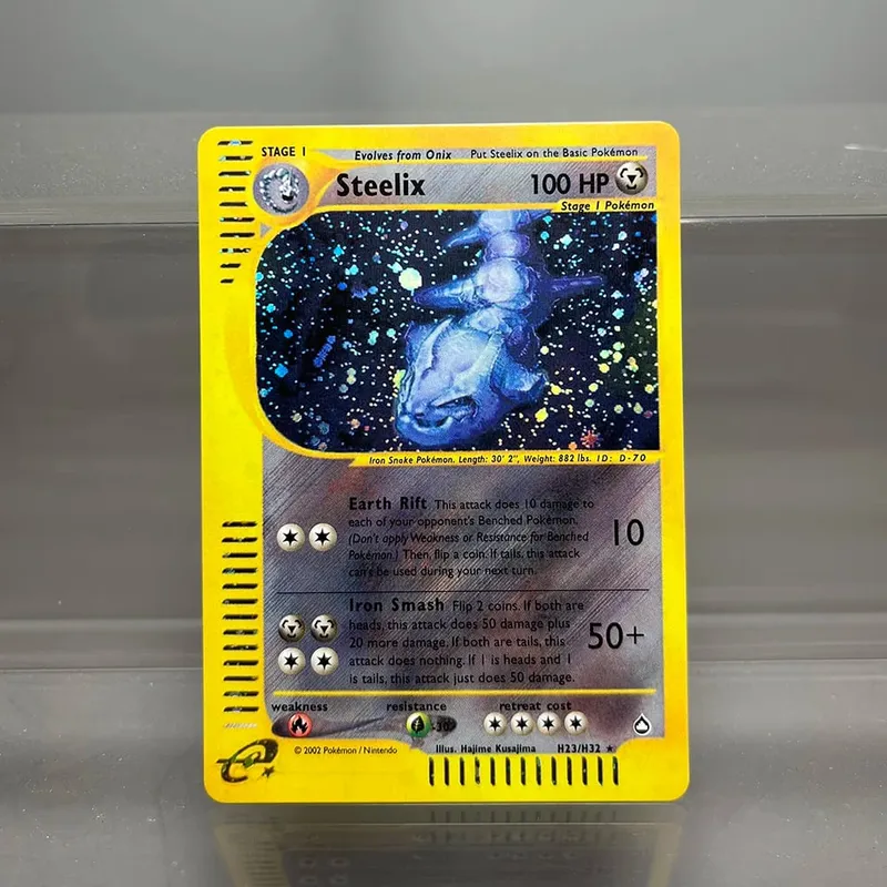 PKM-Karten Steelix Alakazam Scizor Einzelfolienkarten Raichu Slowking Game Collection-Karten PTCG-Ersatzkarten Aquapolis-Serie — image 5