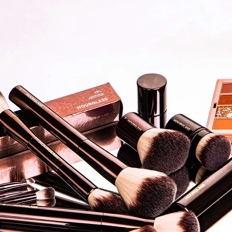 Hourglass Cruelty Free Makeup Brush-2024 New 10 Brushes Set Blusher Powder Eyeshadow Foundation Brush Luxury Vegan Makeup Tools — image 6