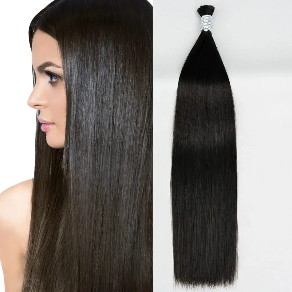 613 Striaght Human Hair No Weft 100% Virgin Bundles Highlight Original Bulk Extensions Russian Natural Unprocessed Blonde Braidi — image 11