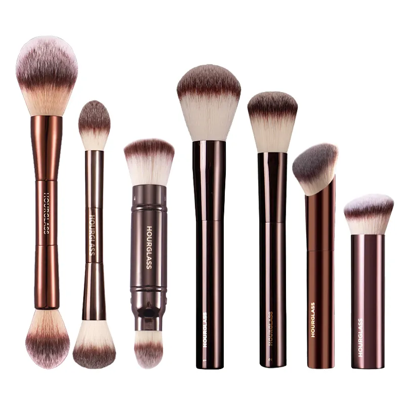 1pc Hourglass Pro Foundation Makeup brushes Powder contour Blusher Make up brush metal handle Highlight Bronzer high end No box — image 1