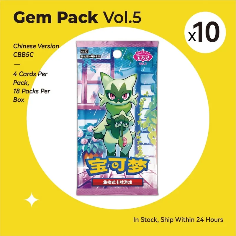 New Gem Pack Vol 2 Cards Scarlet and Violet Trading PTCG Box Eevee Eeveelution Gem Pack 2 Collection Toy Gift Original 100% — image 14