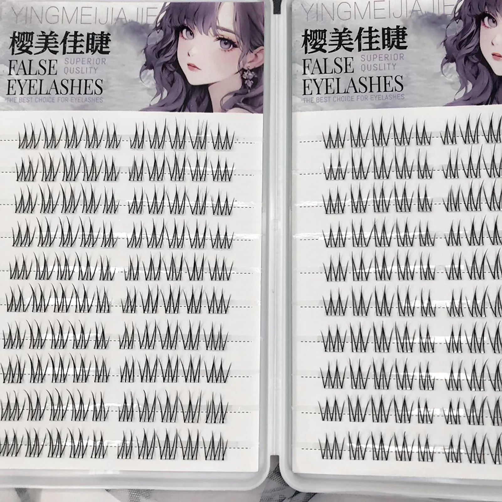 Glue-free Natural Korean False Eyelashes Clusters 6/10/20 Rows Curling Girl Group Eyelash Extension Perfect Daily Eye Makeup — image 5