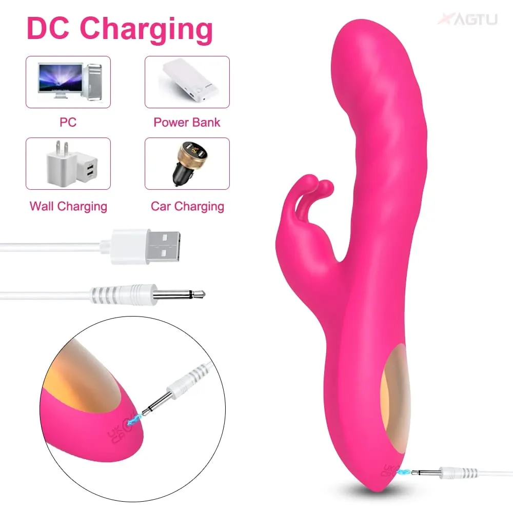G Spot Rabbit Vibrator for Women Nipple Clitoris Stimulator Powerful Dildo Vagina Massager Adults Masturbator Female Sex Toy — image 6