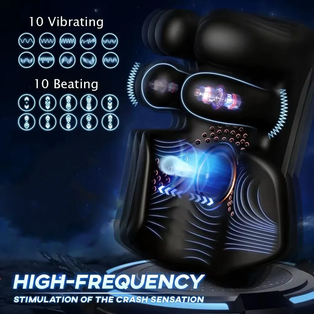 Men's Vibrator Finger Massage Glans Vibrator Sex Machine Penis Delay Trainer Automatic Male Masturbator Adult Sex Toys — image 2