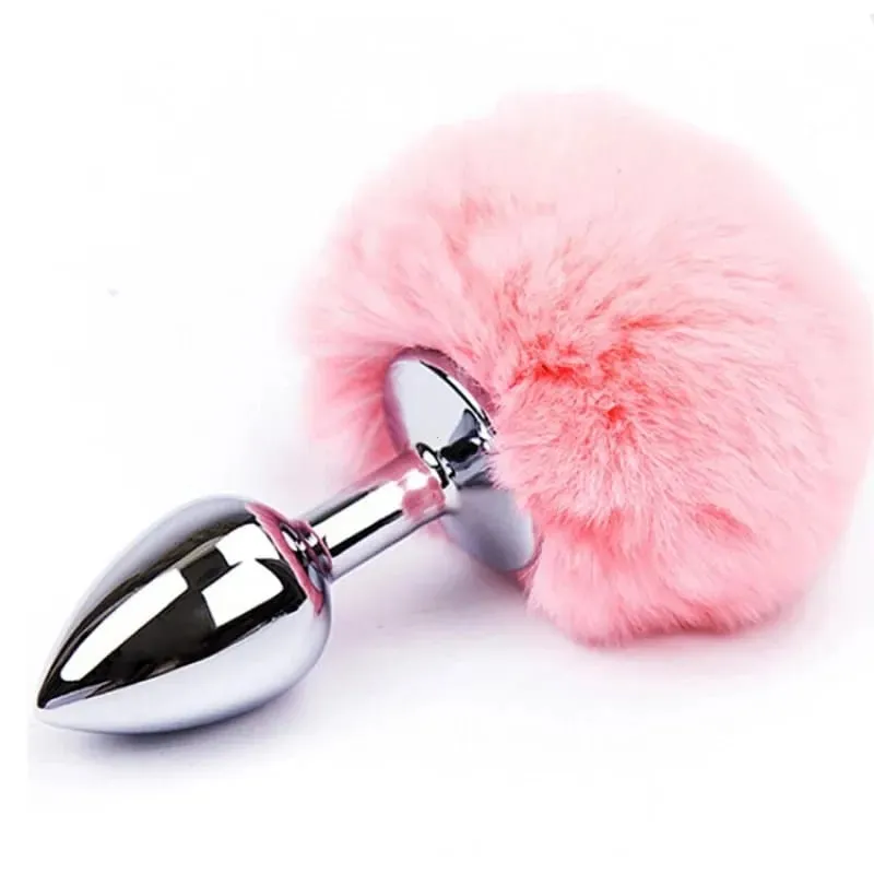 Anal Plug Stainless Steel Rabbit Tail Erotic Dildo Smooth Butt Plug Tail Anus Sex Shop Adults Games Sex Toys for Woman — image 7