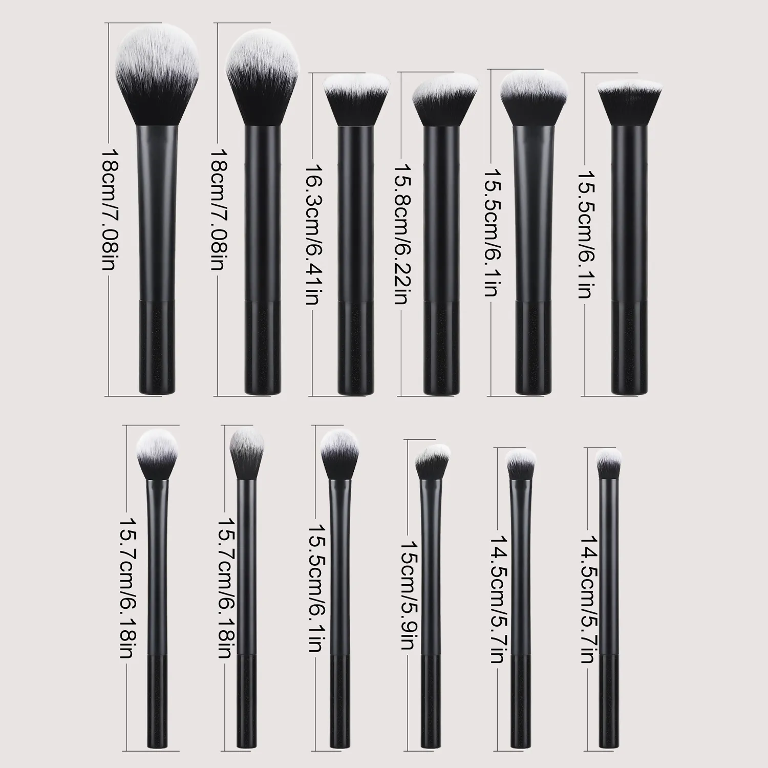 Makeup Brush Sets 12pcs Creative Professional Multifunctional Cosmetic Brushes For Making Up Supply — image 4