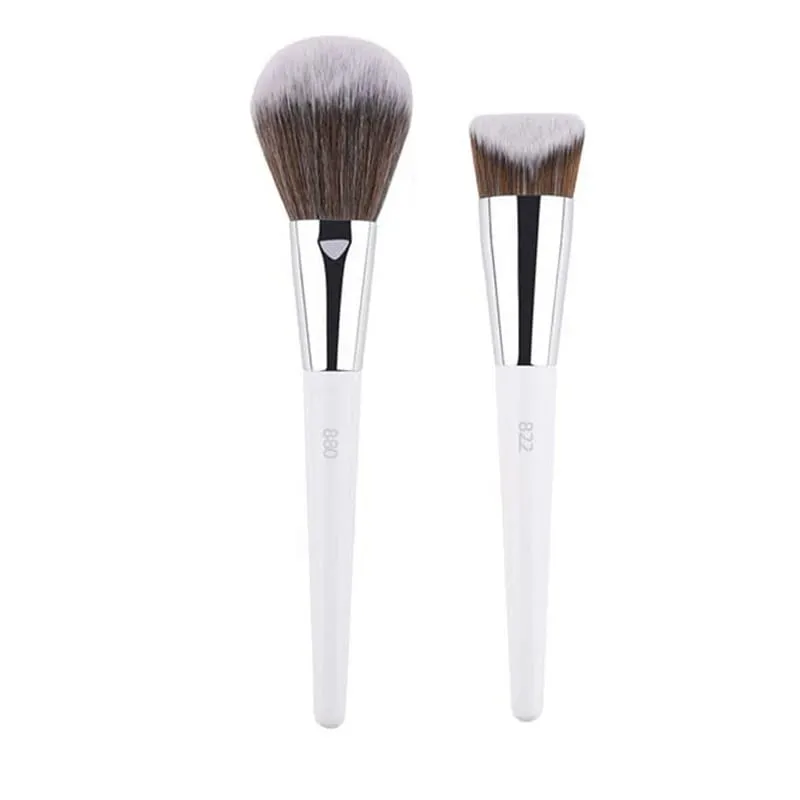 1pc White Powder Makeup Brushes 3D Liquid Foundation Base Make up Brush Eyeshadow blending Detail Face Eye Concealer Beauty tool — image 17
