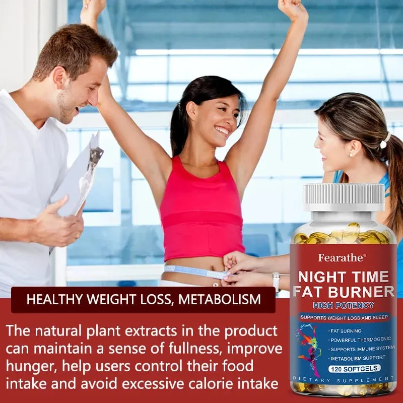 Nighttime Fat Burner - Helps Promote Metabolic Cleansing Inhibits Fat Accumulation Appetite Control During Sleep Non-GMO — image 6
