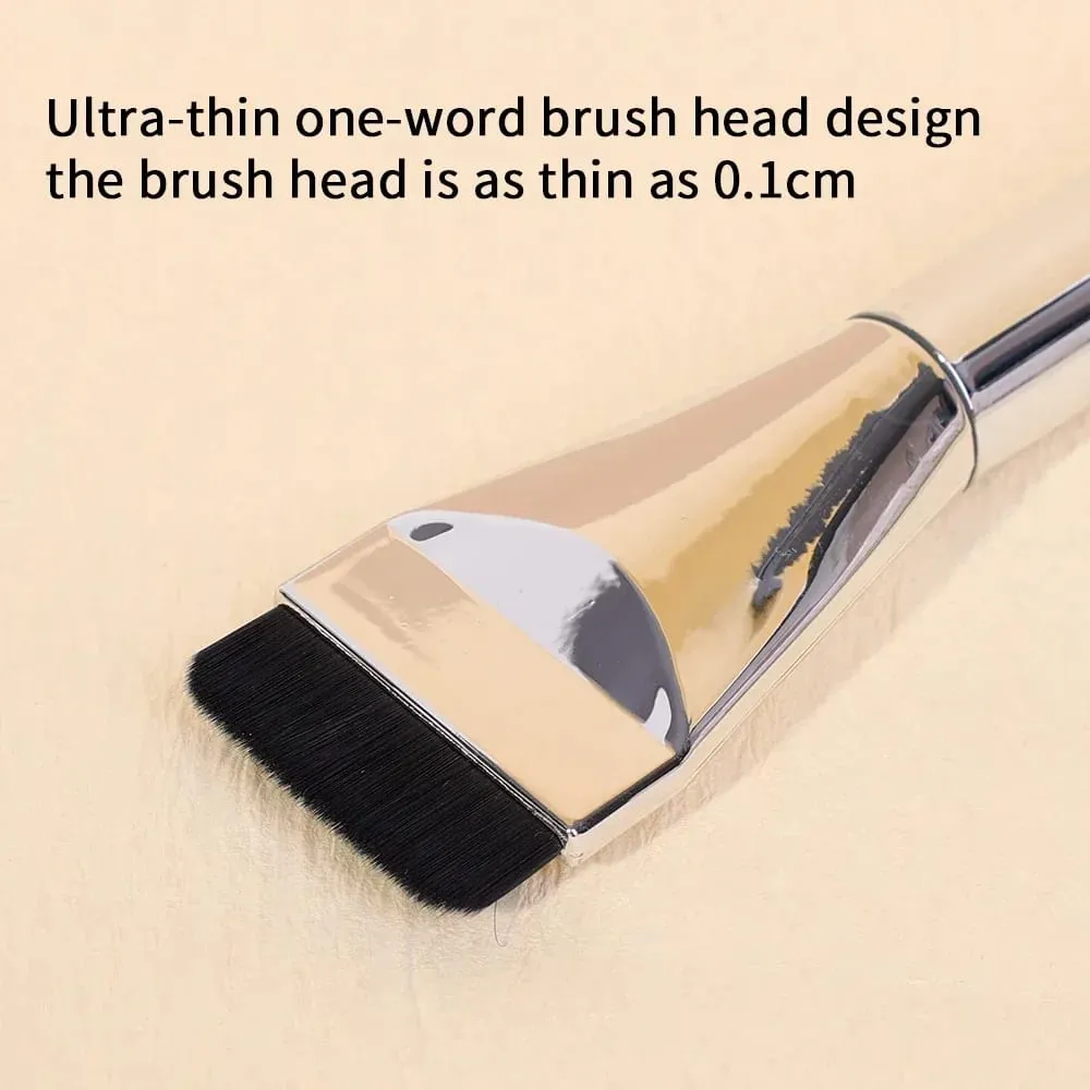 Ultra Thin Foundation Makeup Brushes 20PCS Soft Lightweight and Flat Face Contouring Shadow Brush Blending Mask Cosmetic Tools — image 5