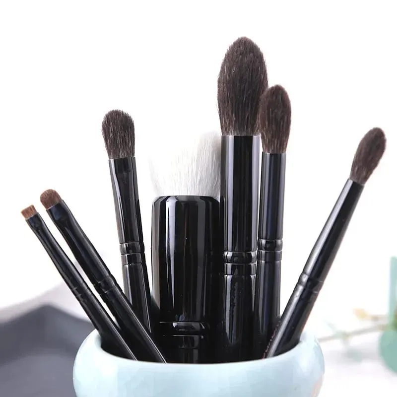 WG Luxury Squirrel Hair Foundation Powder Eye Shadow Crease Blending Makeup Brushes Precision Detail Soft Cosmetic Brush Tools