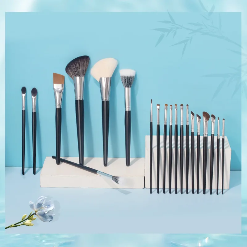 OVW NEW Makeup Brushes Black Handle Soft Fluffy Eyeshadow Foundation Concealer Blending Blush Brush Cosmetics Beauty Tool — image 6