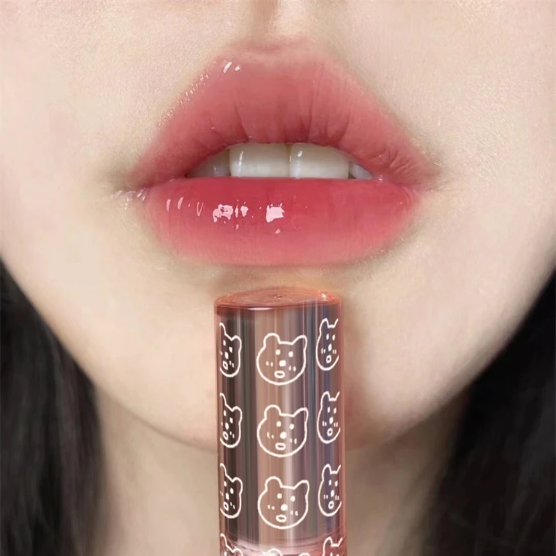 1PC Mirror Water Lip Gloss Cherry Pink Transparent Waterproof Long Lasting Moisturizing Nude Clear Tint Glass Lips Oil Makeup — image 7