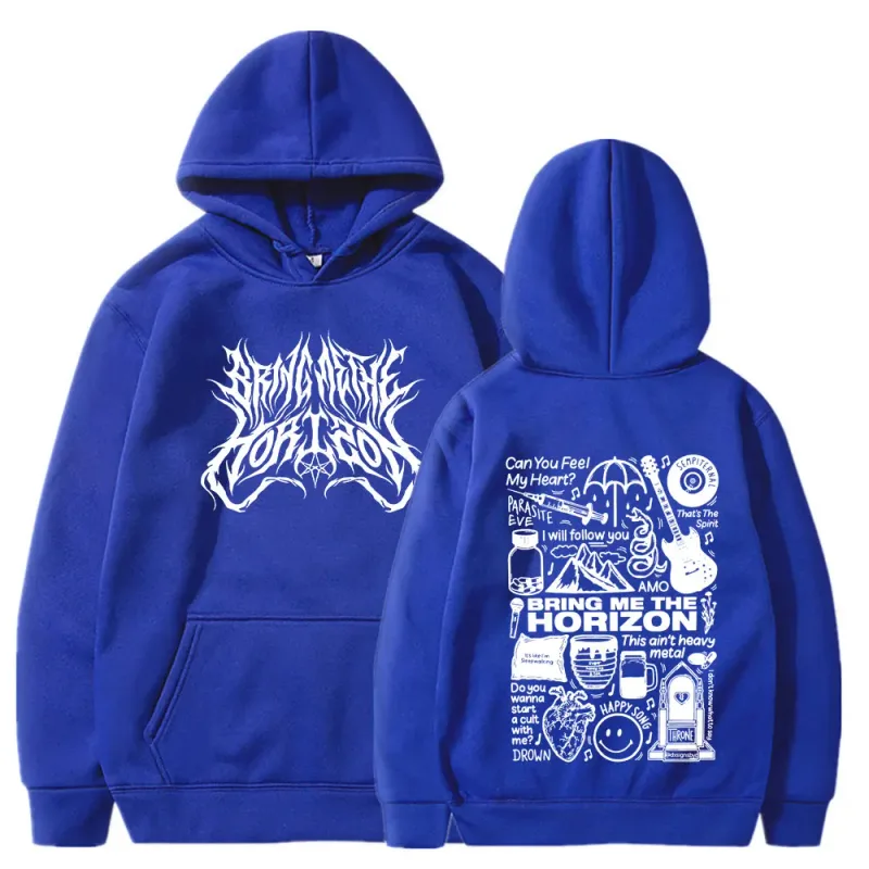 BringMe TheHorizon Merch Hoodies Heavy Metal Rock Band Oversized Sweatshirts Men Women Clothing Casual Vintage Jackets Coat — image 6