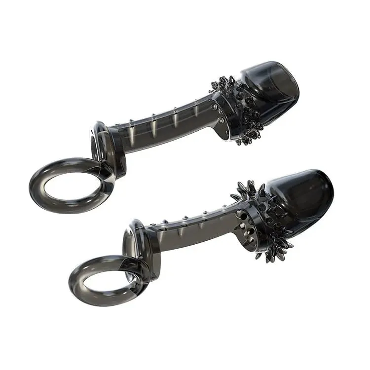 Penis Extender Delay Ejaculation Reusable Penis Sleeve Silicone Cover Enlargement Sex Toys For Men Semen Lock Ring Sex Shop 18+ — image 1