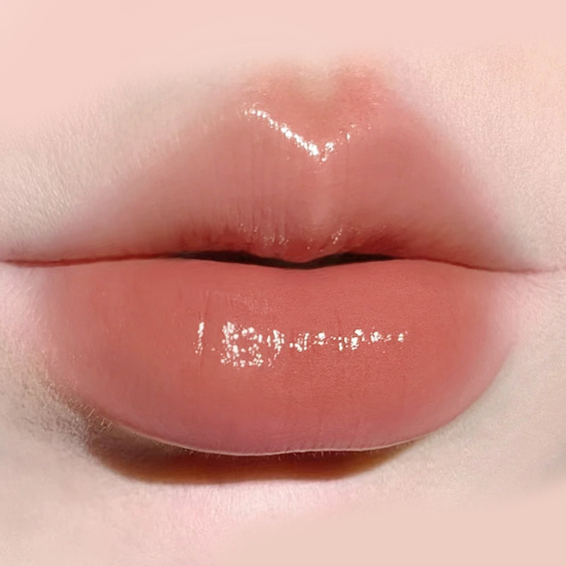 Low Saturation Mirror Water Light Solid Lip Gloss Mirror Russet Lipstick Moisturizing Lips Tint Nature Nude Lip Makeup Cosmetics — image 9