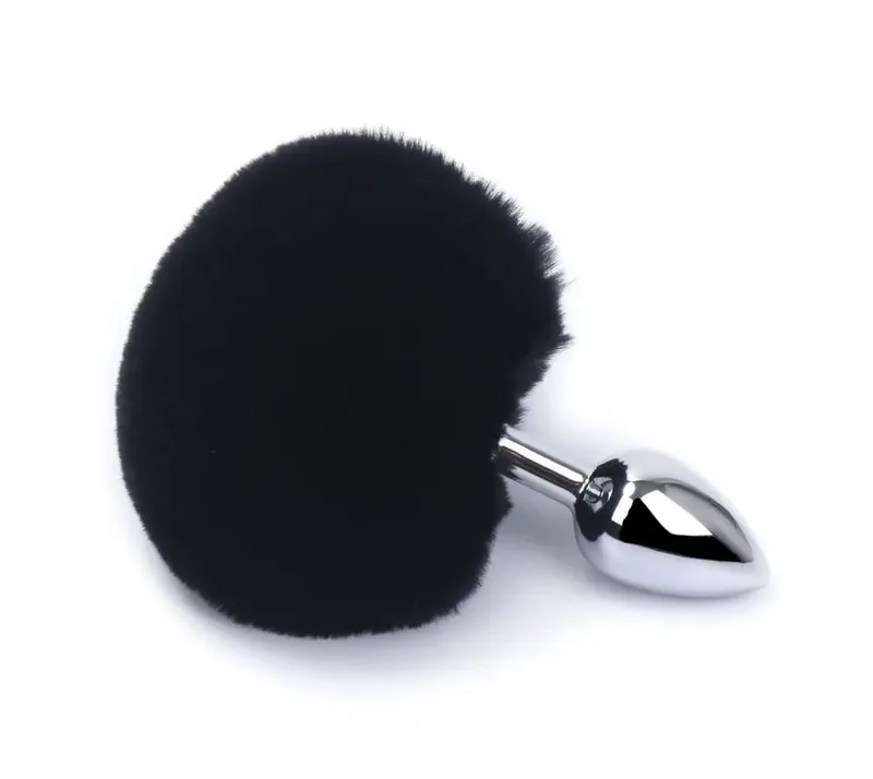 Metal Plush Rabbit Tail Anal Plug Prostate Massager Butt Plug Rabbit Ear BDSM Cosplay Erotic Sex Toys for Women Adults Sex Game — image 11