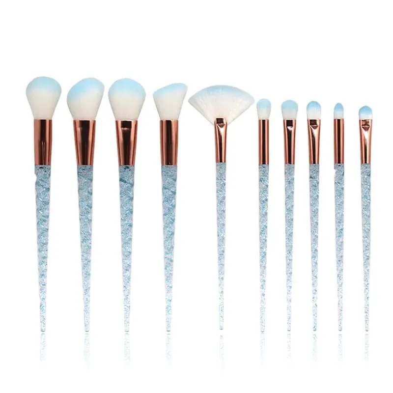 10pcs Makeup Brushes Set Soft Hair Foundation Brush Powder Blush Contour Eyebrow Eyeshadow Women Cosmetic Blending Make Up Tools — image 7