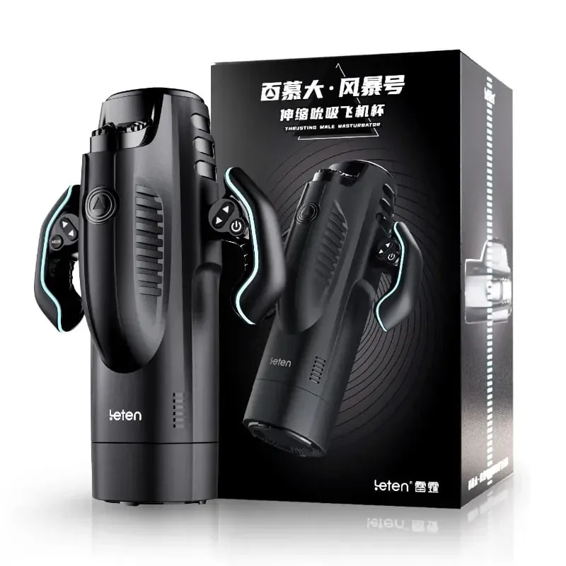 Leten Male Masturbator High Speed Thrusting Vibrator Automatic Sucking Heating Vagina Masturbation Machine Sex Toy For Men Adult
