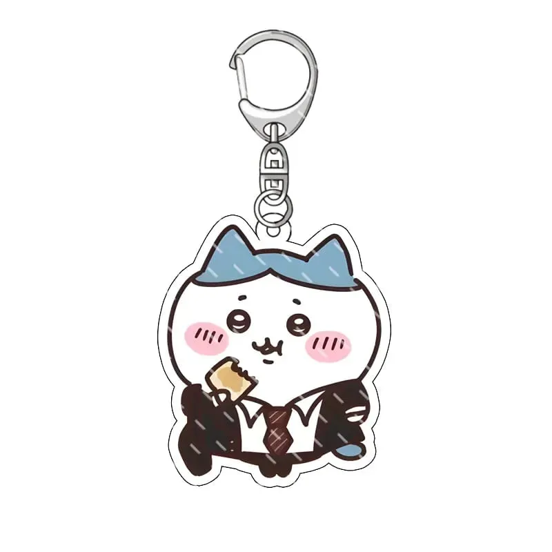 yiji Pendant Anime Comic Acrylic Peripheral Keychain Hachiware Usagi Cute Pendant Bag Hanging Decoration Decoration — image 5