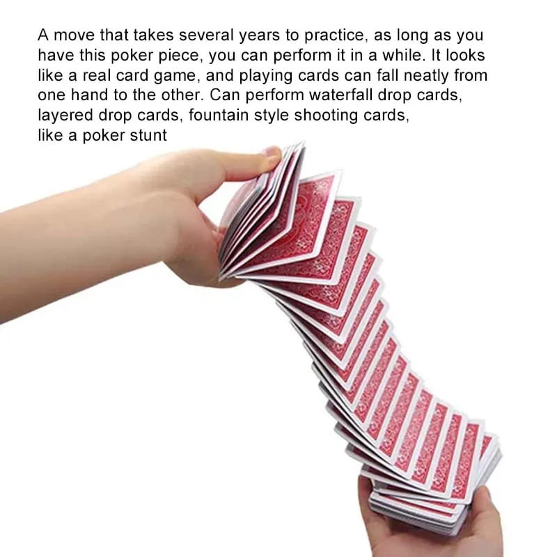Magic Electric Deck Cards Prank Trick Prop Party Card Game Poker Acrobatics Waterfall Card Props Magic Performance Props TMZ — image 6
