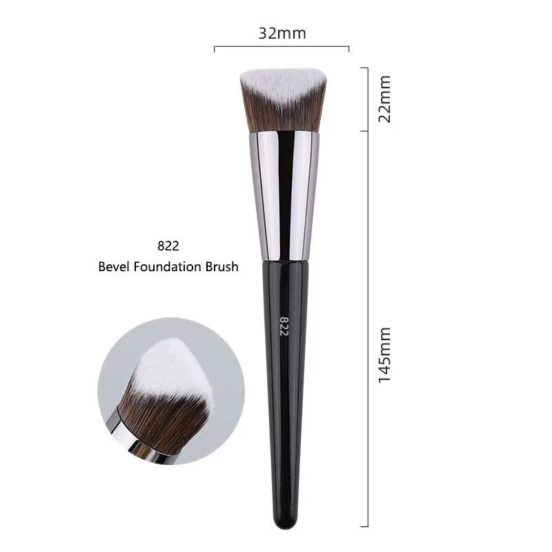1pc Pro Makeup Brushes Foundation Powder Fan Make Up Brush Contour 3D stippling Eyeshadow Concealer Angled Eye Brow Shadow tools — image 14