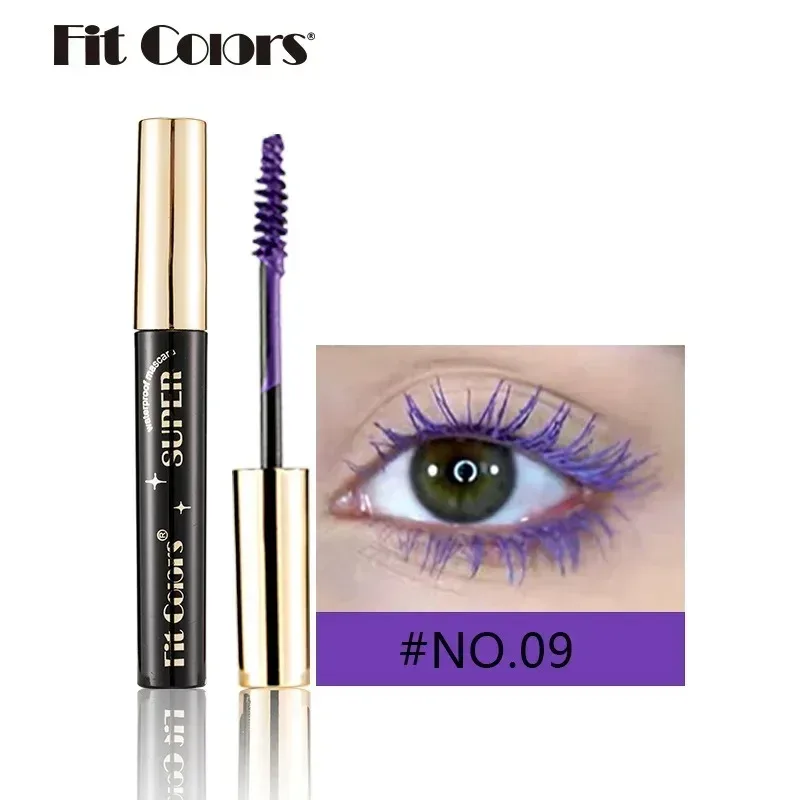 Colored Mascara Makeup 4D Silky Natural Long Eyelashes Mascara Waterproof Long-lasting Extension Thick Lasting Curling Mascara — image 22