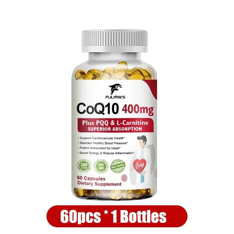 Buy 2 Get 2 Free! CoQ10 Ubiquinol 400mg Capsules Superior Absorption for Heart Health Cellular Energy & Antioxidant Defense — image 8