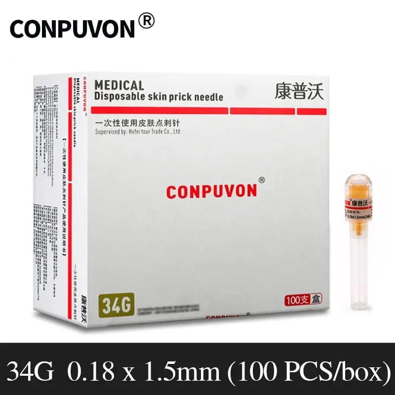 34g medical small needle 1.5/2.5/4mm disposable non painless beauty salon hand injected ultra-fine mosquito needle — image 9
