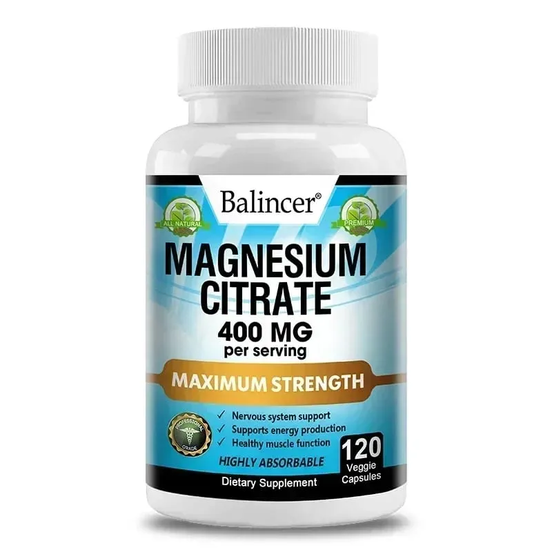 Balincer Magnesium Citrate Supplement Supports Muscle Nervous System Bone Heart Health and Provides Energy — image 9