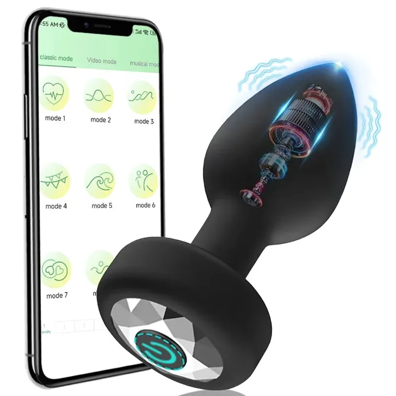 Anal Vibrator Wireless Remote Control Butt Plug Men Prostate Massager Female Vagina Masturbator for Adult Sex Toys Women Men Gay — image 8