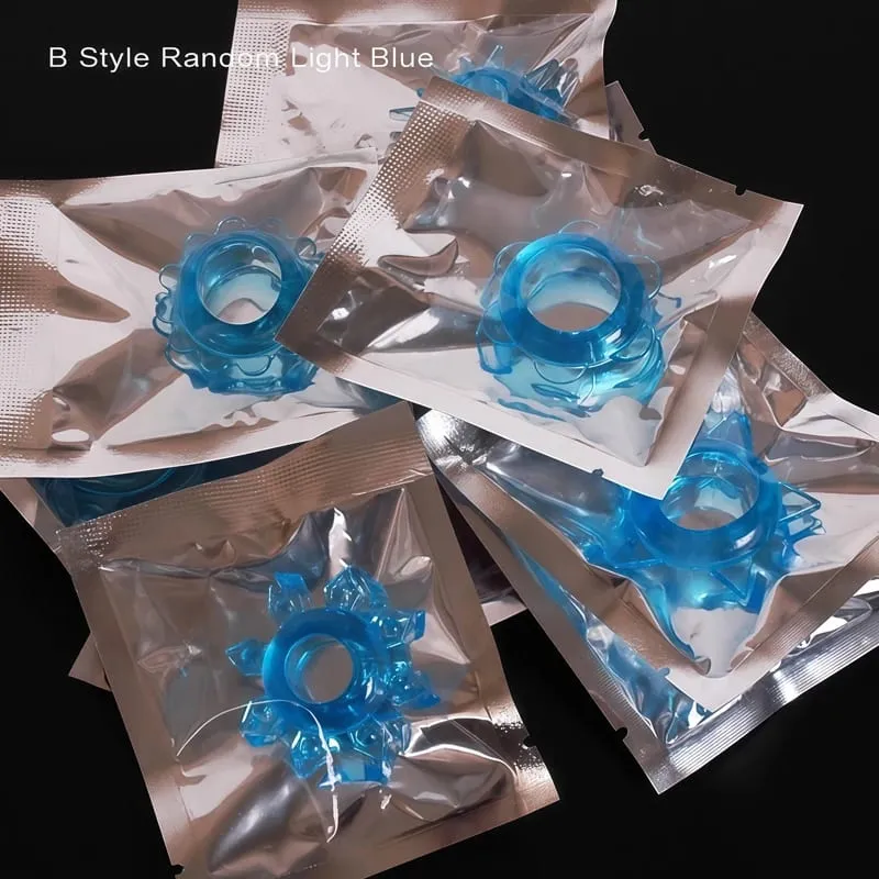 Intimate Goods For Men 5-100PC Καθυστέρηση εκσπερμάτωσης Κλείδωμα σιλικόνης Δαχτυλίδι σπέρματος σεξ Παιχνίδι για ενήλικες Ερωτικό δαχτυλίδι κόκορα Εξωτικό αξεσουάρ