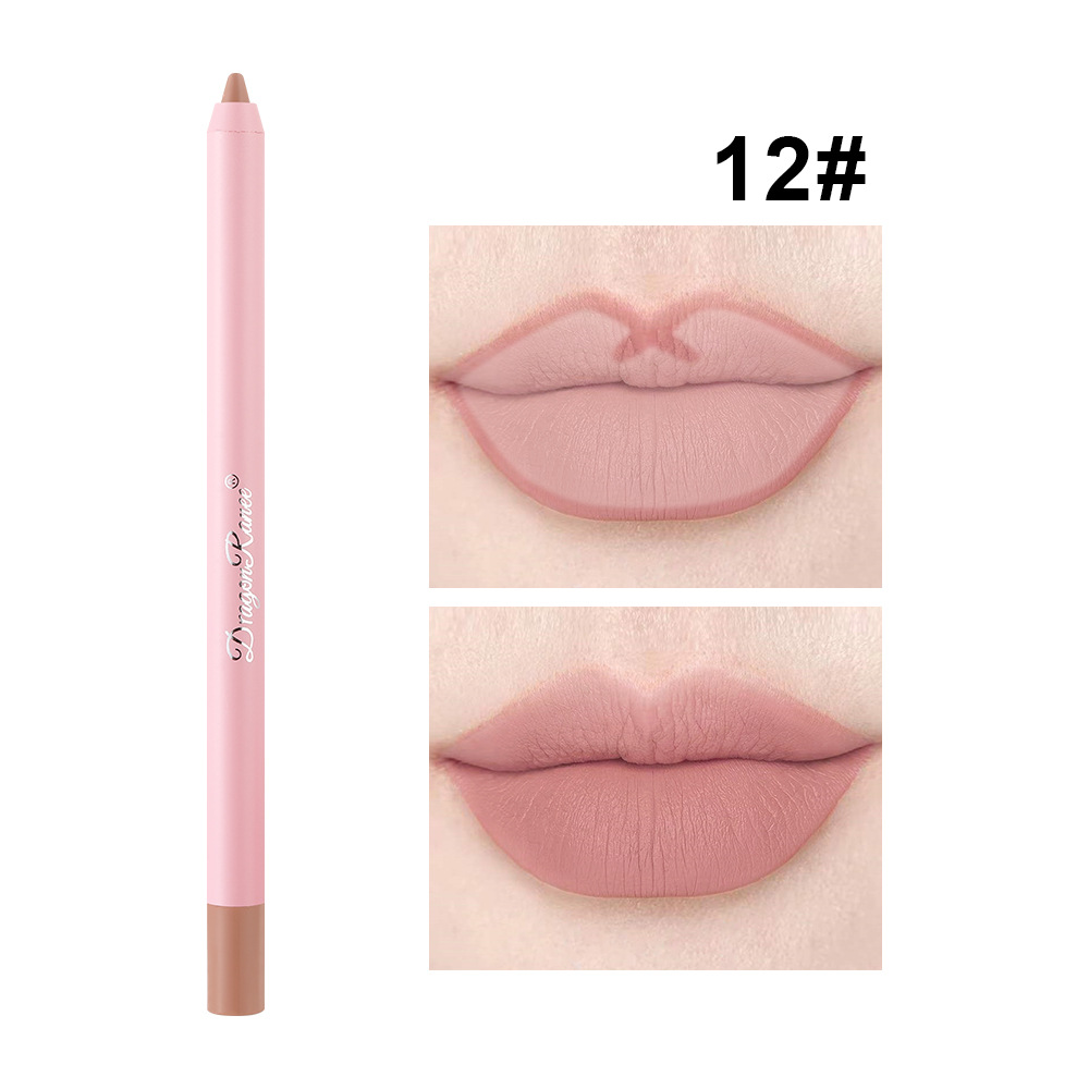 Waterproof Matte Lip Liner in Bean Paste Color Lip Plumping Lipstick Pen Non-Fading Lip Liner Waterproof and Sweat-Proof Long-Lasting Matte Lip Liner One-Second Plump Lip Lipstick Pen — image 10