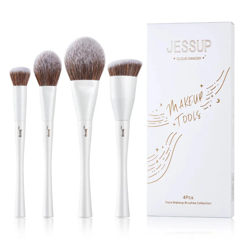Jessup Makeup Brushes Set 4-14pcs Make up Brushes Premium Synthetic Foundation Concealer Powder Eyeshadow Blending Brush T343