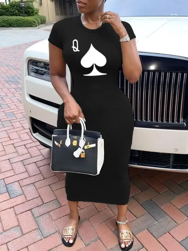Women's Summer Short Sleeved Sexy Dress — image 8