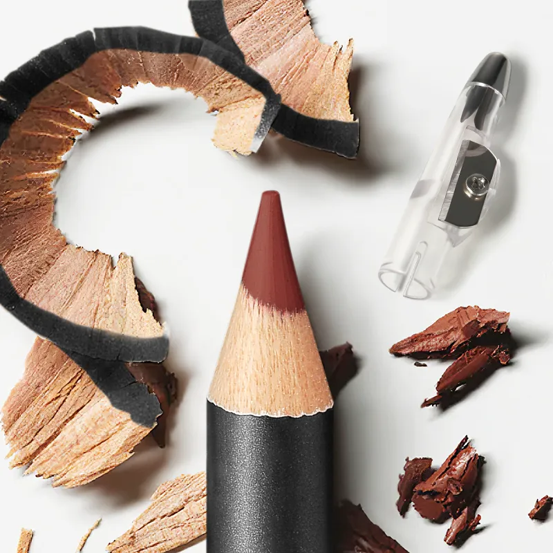 Waterproof Matte Lipliner Pencil Red Contour Tint Lipstick Long Lasting Non-stick Cup Moisturising Lips Makeup 12 Colors — image 2